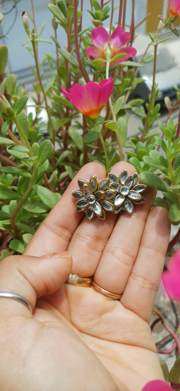 Petals stone floral jewellery